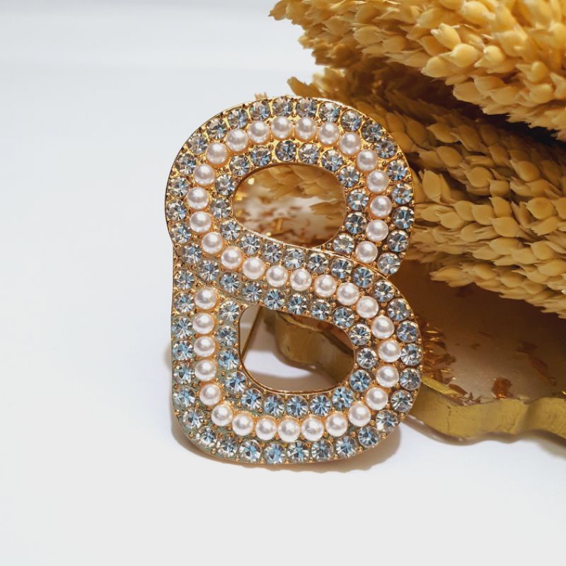 Brooch Buttonscarves KW / Bross Buttonscarves KW / Bross Button KW-013 Gold