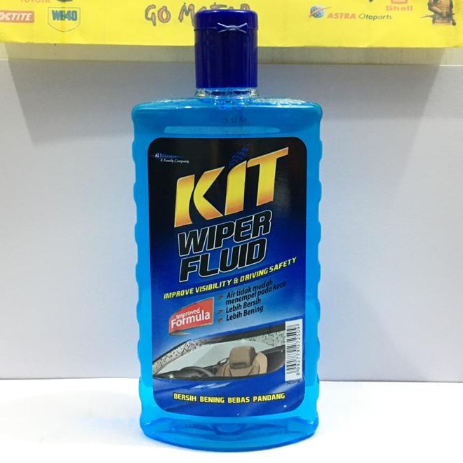 KIT WIPER FLUID 500ml - CAIRAN PEMBERSIH KACA MOBIL KIT