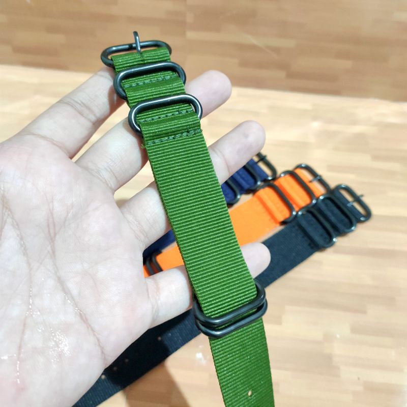 [ BISA COD ] TERMURAH STRAP JAM TANGAN CANVAS , STRAP JAM TANGAN NYLON  TALI STRAP JAM TANGAN , STRAP TALI NATO , STRAP CANVAS , TALI JAM TANGAN NATO , TALI CANVAS JAM TANGAN