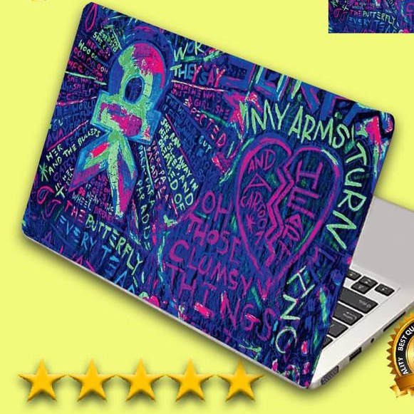 Garskin Laptop Coldplay 4 Skin Laptop Stiker Laptop