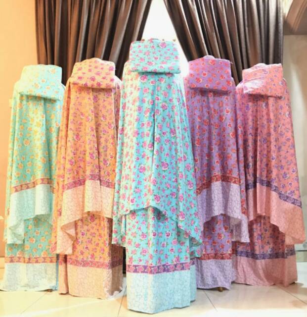 Mukena shabby flower