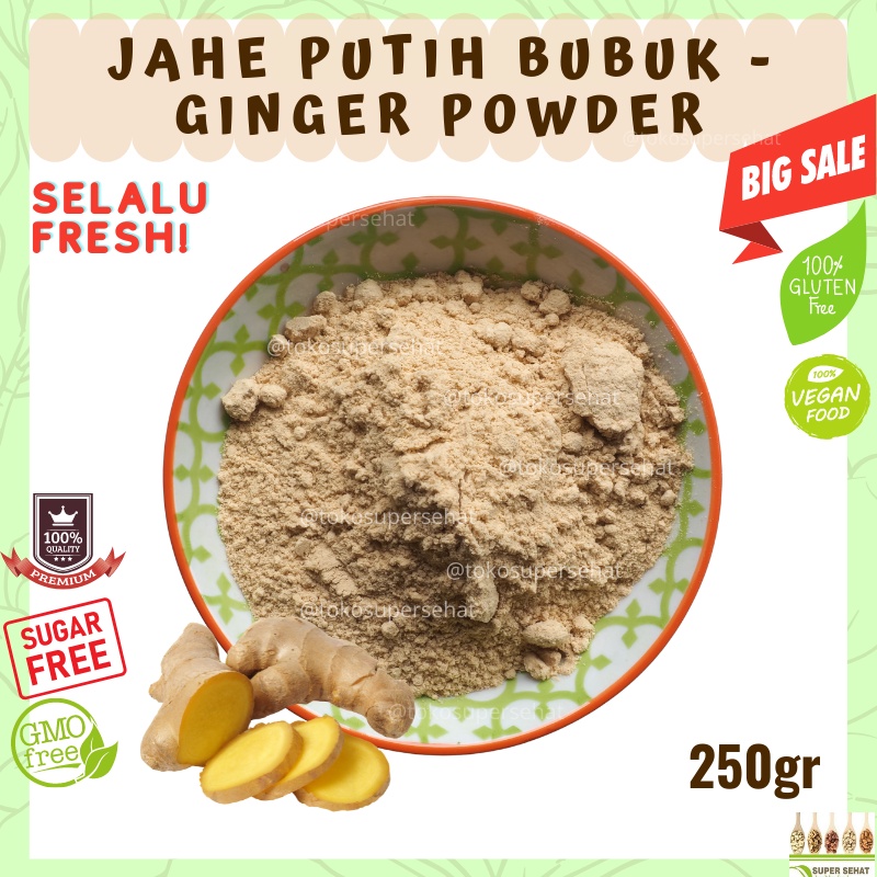 

JAHE BUBUK 250GR / GINGER POWDER 250GR / JAHE BUBUK MURNI 250GR