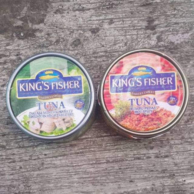 King'S Fisher Tuna In Canned - Daging Tuna Kaleng 170 Gram / Chunk In Brine