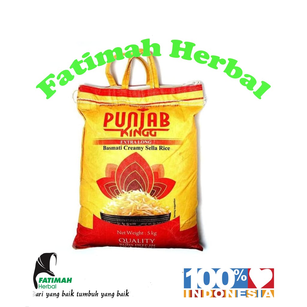 

Beras India Basmati Punjab King - 5 kg