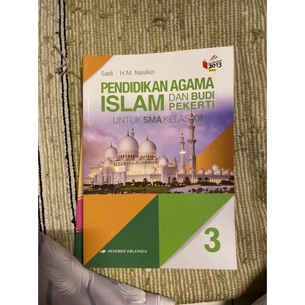 BUKU AGAMA KELAS 3 SMA ERLANGGA MASIH MULUS tp BEKAS