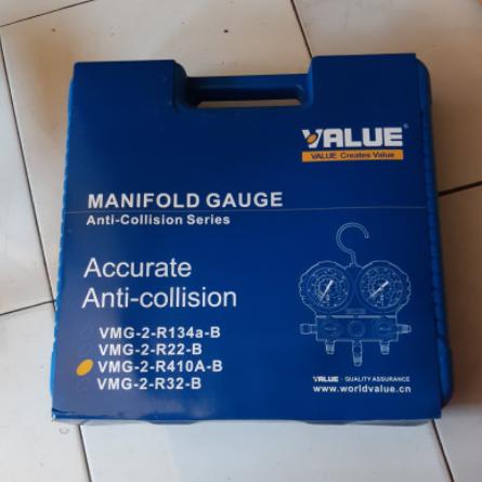 Vmg-2-R410A-B Manifold Ac Value Set/Dual Manifold Gauge Value With Bag