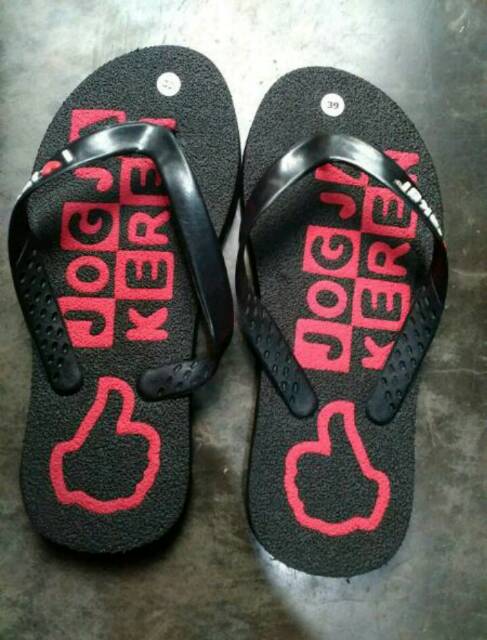 (BISA COD) SANDAL JOGJA KEREN JEMPOL COCOK UNTUK PRIA DAN WANITA - SOUVENIR MURAH KHAS JOGJA