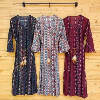 Dress CLOY Premium DRESS Import  BANGKOK  Melisa Etnik 