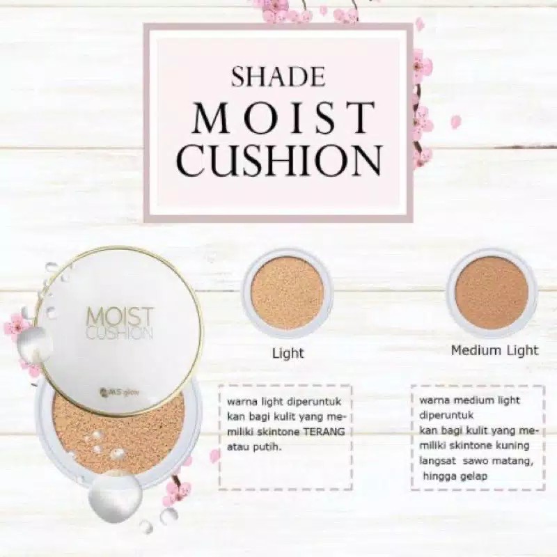 [ORIGINAL] Moist Cushion / Bedak Cushion MS GLOW
