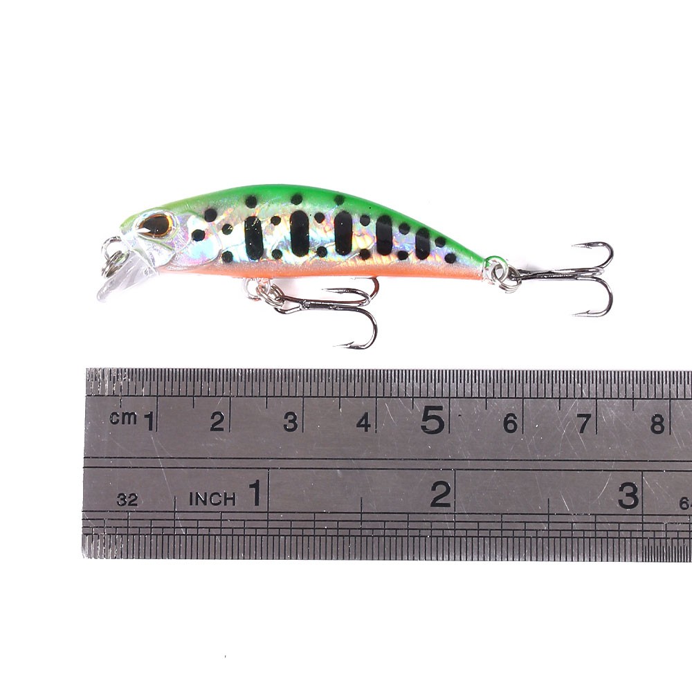 Hengjia 12PCS / Set Umpan Pancing Hardlure Bentuk Ikan Kecil 5.8CM 5.4G