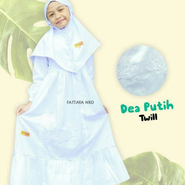 Gamis putih fattaya