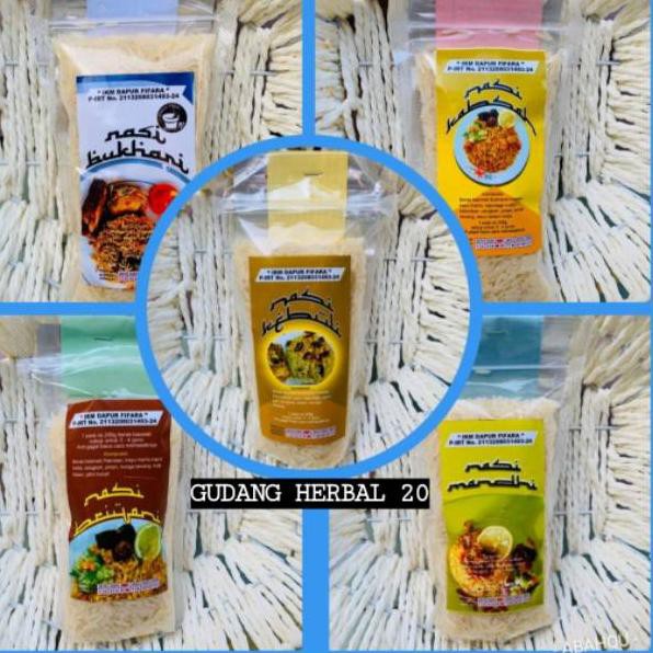 

『MPD』 NASI KEBULI BRIYANI MANDHI KABSAH BUKHARI INSTAN FREE BUMBU DAPUR