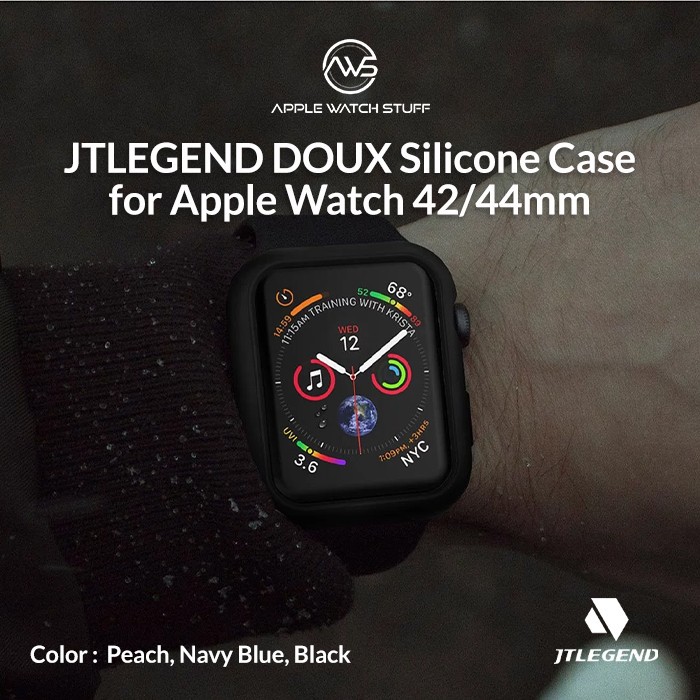 JTLEGEND DOUX Silicone Case for Apple Watch Series 4, 5, 6 &amp; SE