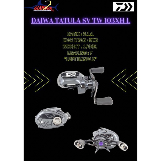 REEL PANCING / KATROL PANCING / KATROL SHIMANO / TATULA TW 103 XHL