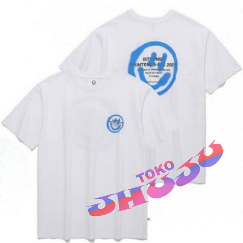 Baju T shirt Treasure Yedam Style  Itkunst Logo N Smiley Printing DTF