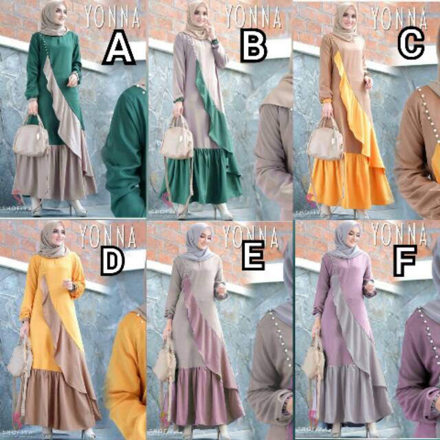 [ BISA COD ] Malova Dress size ready s m l xl busui