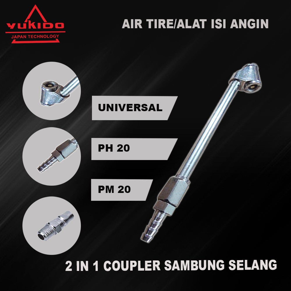 YUKIDO AIR DUSTER DG-10 COUPLER SEMPROTAN DEBU KOMPRESOR