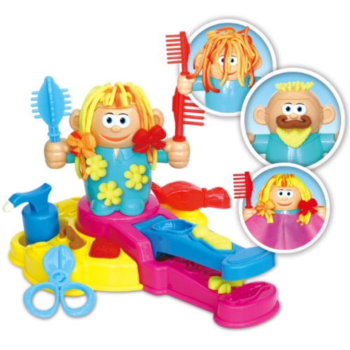 Diy Anak 3D Hairdresser Clay Set Mainan PlasticineTool Kit