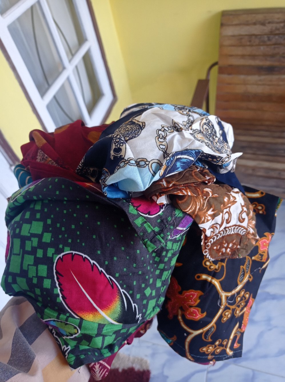 Setelan Batik Anak Rayon / Babydoll Baju Tidur Anak Perempuan Murah Grosir Set Perca Klw