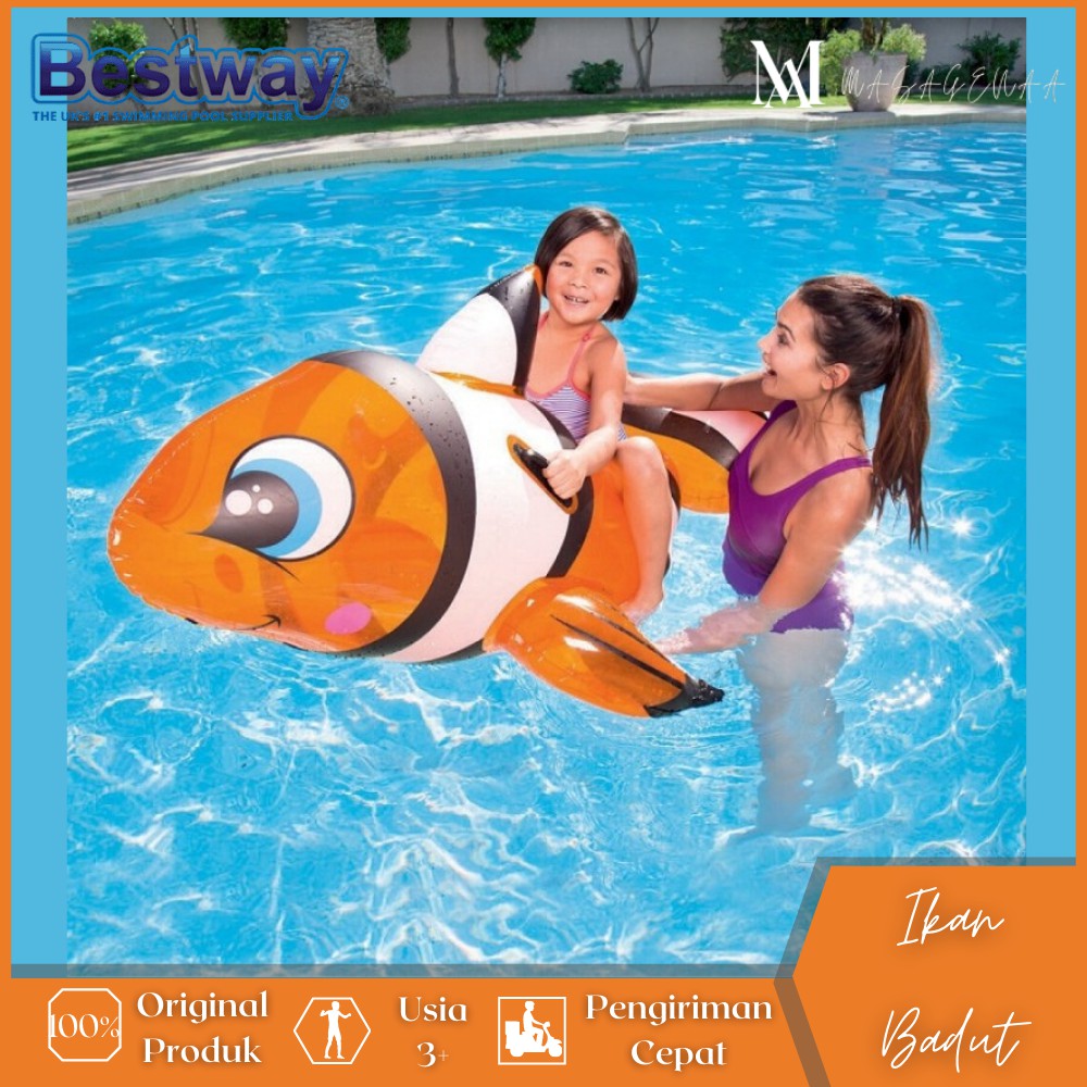 Ban Pelampung Float Floaties Aksesoris Renang Berenang Anak Anak Besar Karakter Ikan Lucu Bestway