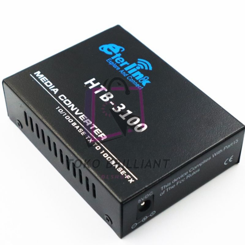 Bisa COD Media converter HTB 3100 A &amp; B single mode