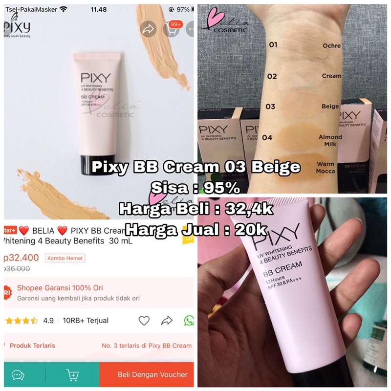 Preloved Pixy BB Cream