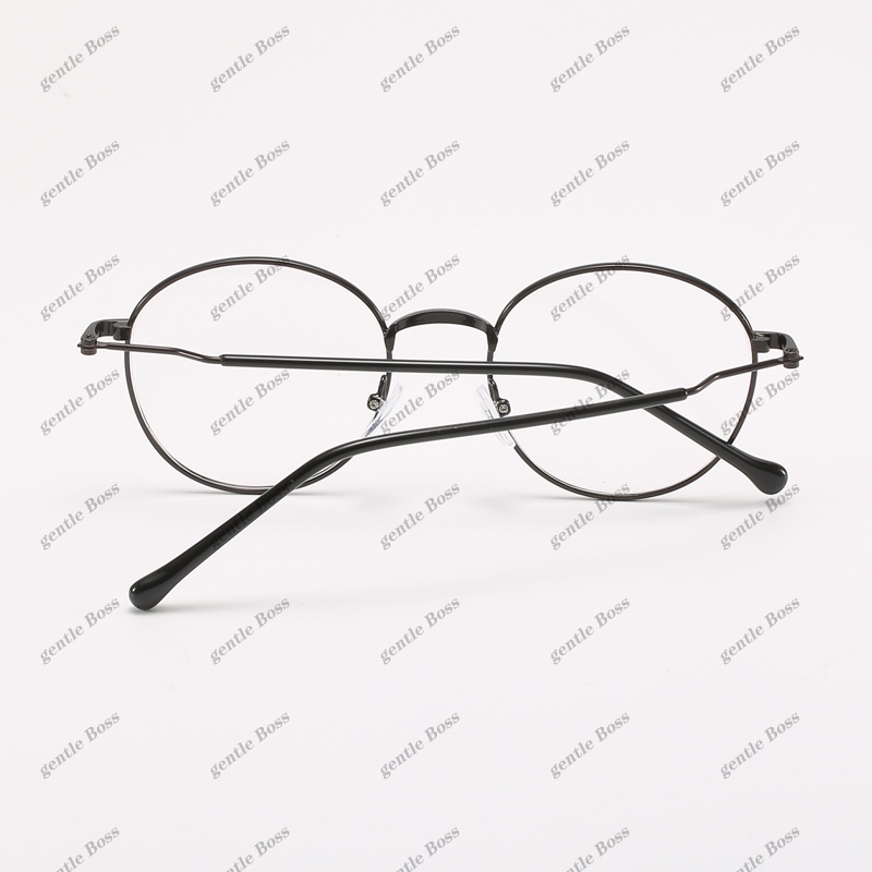 Photochromic Anti Radiation Eyeglasses For Women Men Round Metal Frame Computer Eeyglasses  UV400