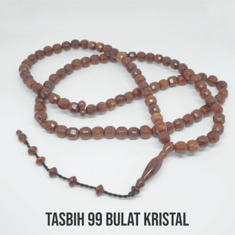 TASBIH BULAT KRISTAL 99BUTIR KAOKAH-KOKKA-KAUKAH