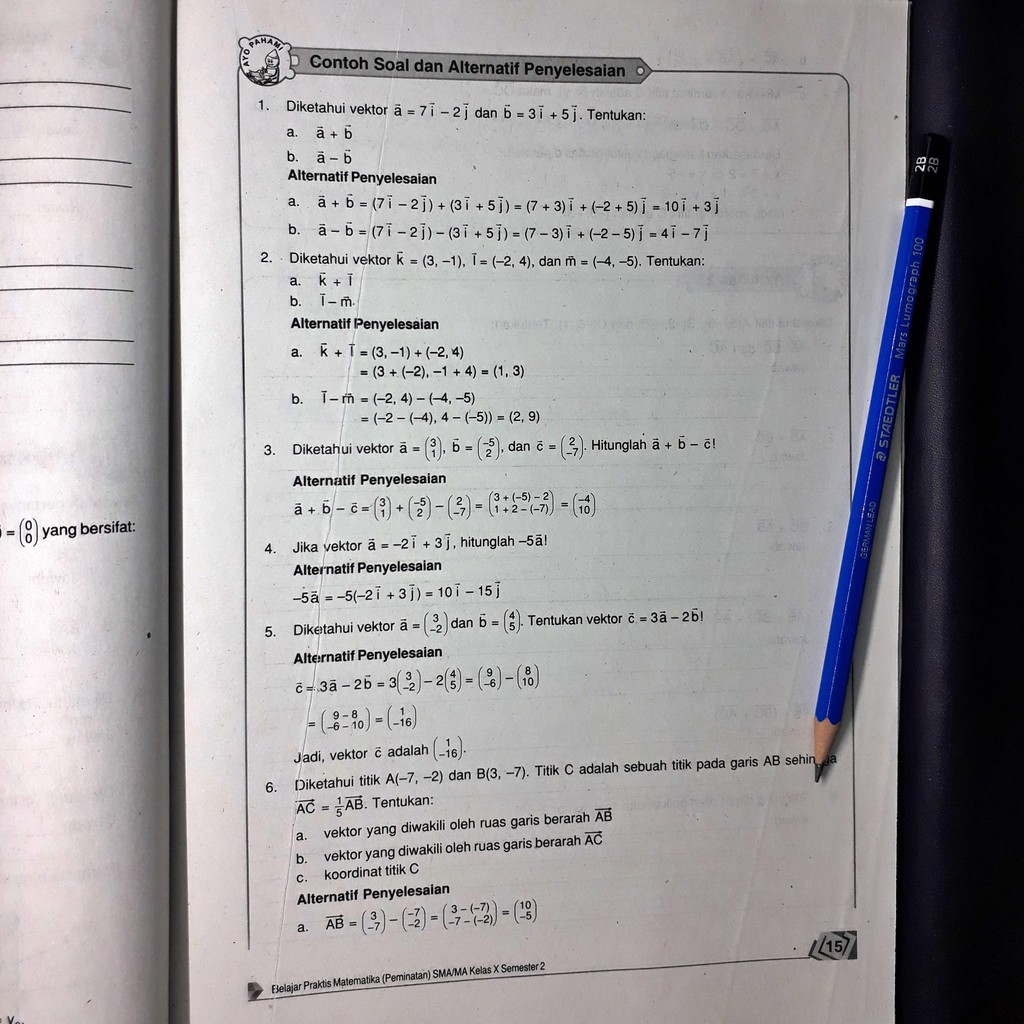 Lks Matematika Peminatan Sma Ma Kelas X 10 Semester 2 Viva