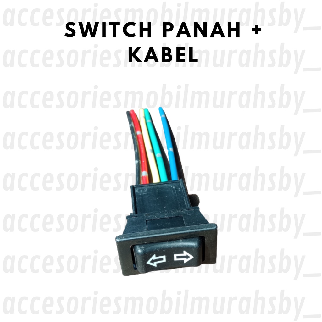 Switch Power Window Universal Panah + Kabel