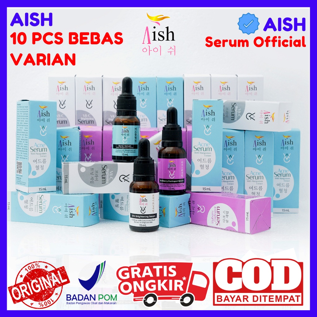 

15 PCS AISH SERUM BEBAS VARIAN