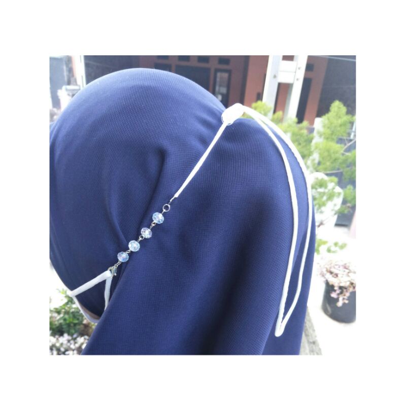 Strap Masker 2in1/Kalung Masker/Konektor Masker/Tali Masker/mutiara/manik manik