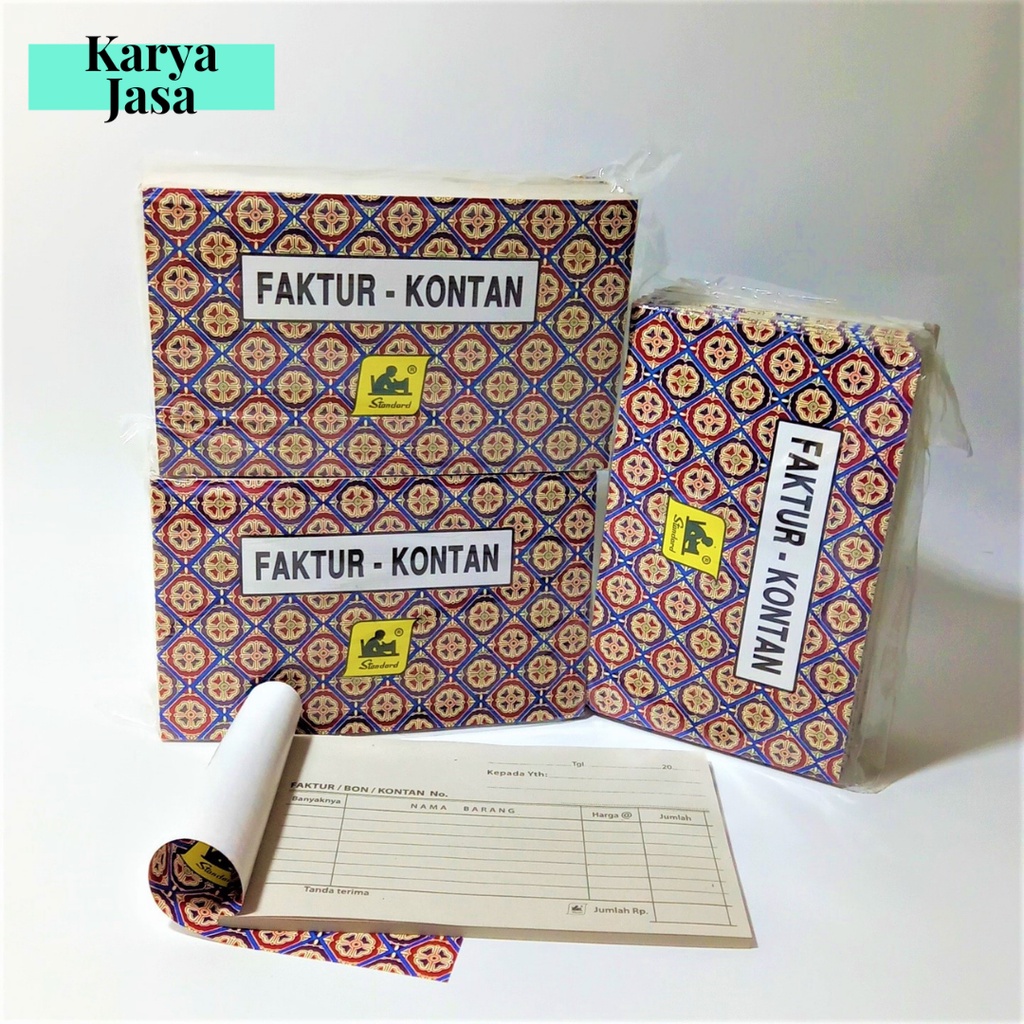 

Standard Faktur Bon 1 Ply | Faktur Bon Rangkap 1 | Grosir ATK Medan