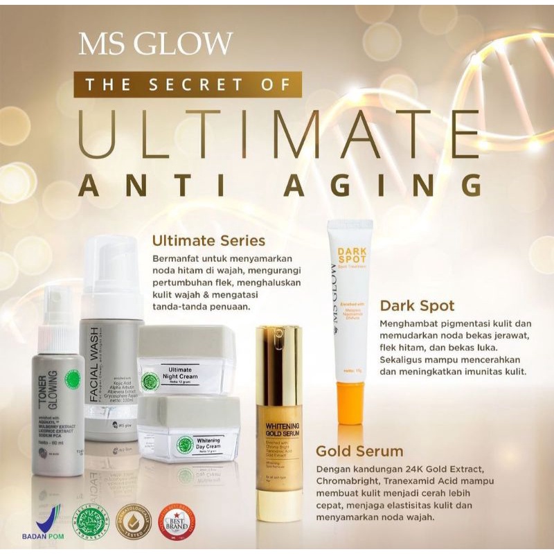 MS Glow Paket Ultimate (anti aging)