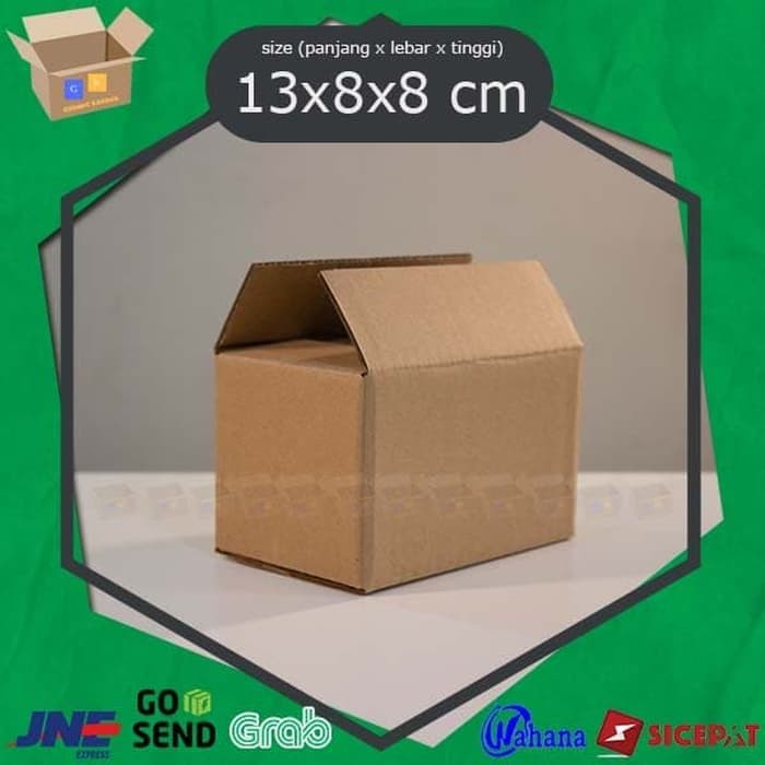 

KARDUS PACKING KARDUS POLOS BOX POLOS MURAH 13 x 8 x 8 cm