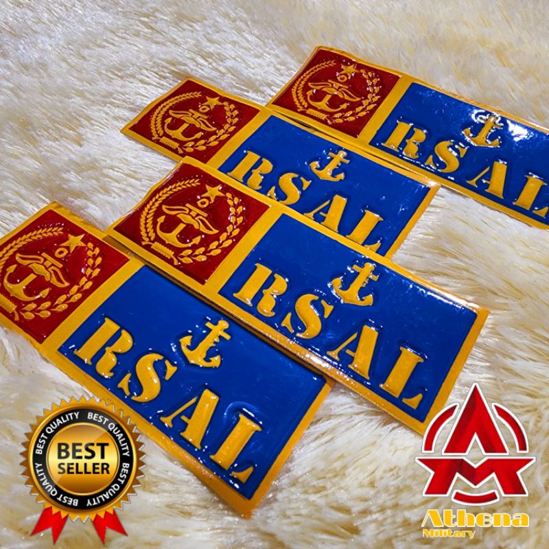 Stiker Plat motor RS AL | stiker plat mobil RSAL |Stiker plat embos