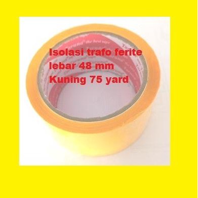 

Isolasi Trafo Ferite Lebar 48 Mm Kuning 75 Yard Nivic00 Juara