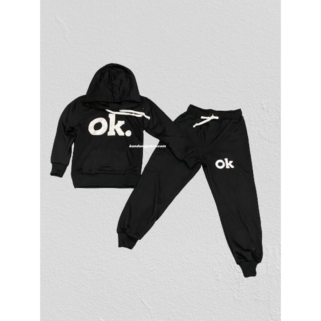 OK Setelan Hoodie+Celana JogerAnak II Celana Joger Anak + sweater Hoodie