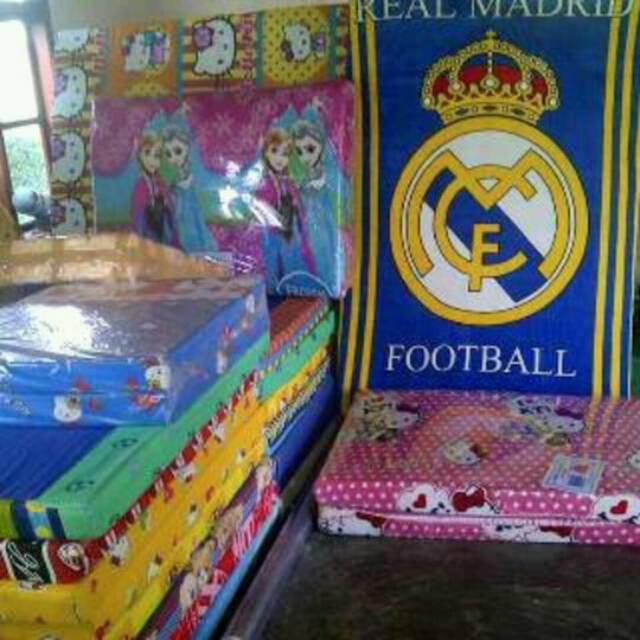 Fast Sale Kasur busa lantai ukuran 2 orang srpei katun lokal Murah