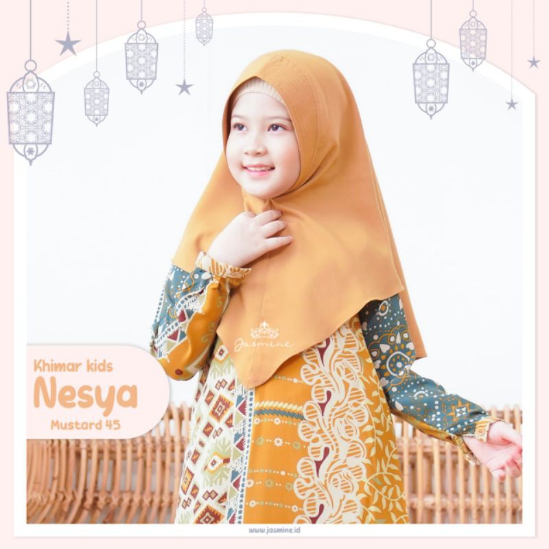 NESYA KHIMAR KIDS BY JASMINE (SET NATANIA DRESS KIDS)