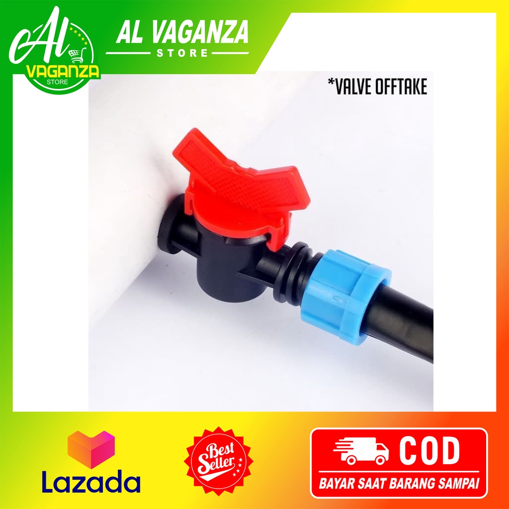 Valve Offtake Karet Selang Drip Selang Irigasi 16Mm Hidroponik