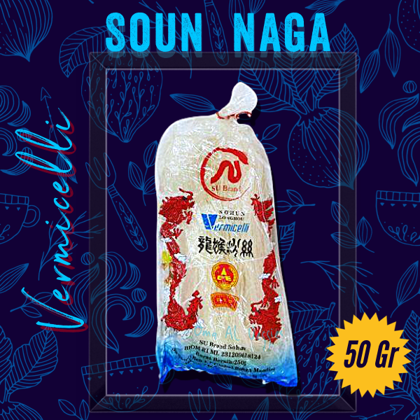 

SOHUN / SOUN NAGA/ MIE KERING / VERMICELLI SU BRAND 50 Gr & 250 Gr