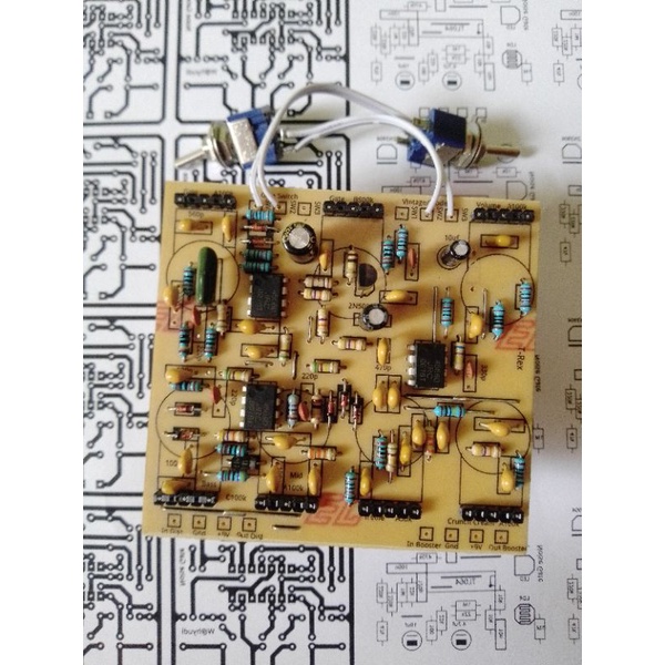 KIT EFEK GITAR DISTORSI WAMPLER TRIPLE WRECK