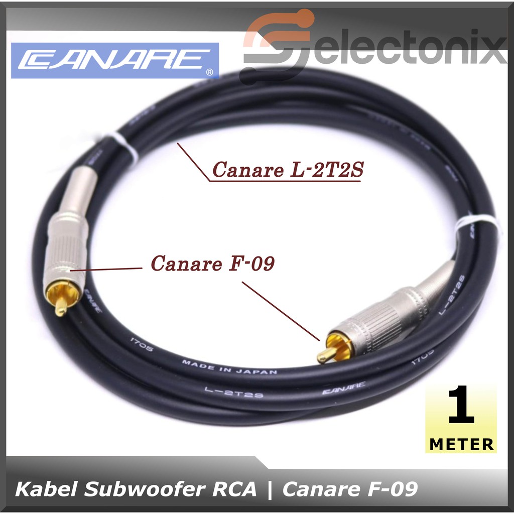 Kabel Subwoofer RCA | Canare F-09 [1m]