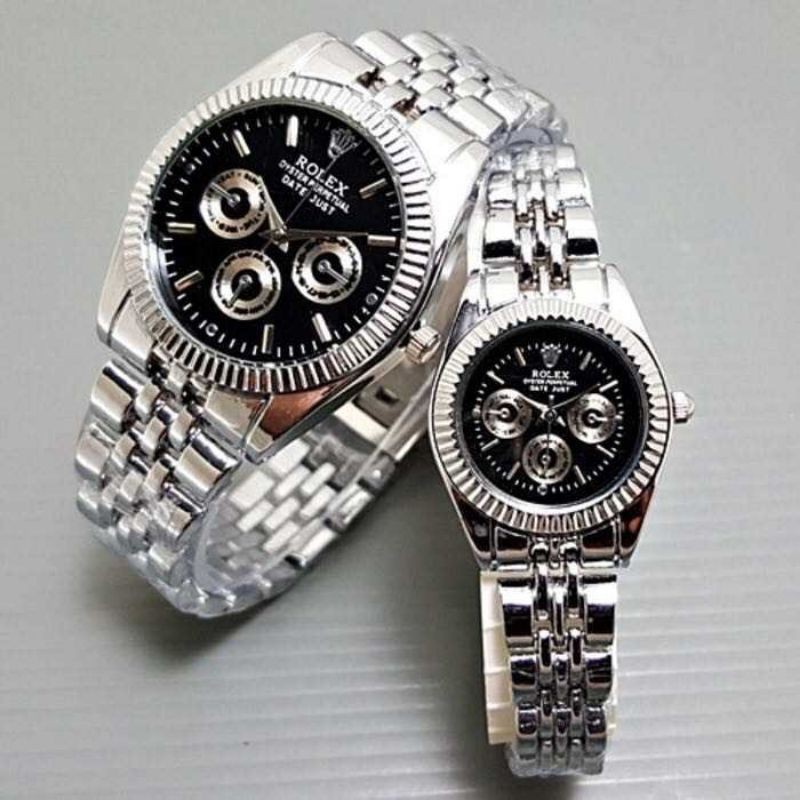 Jam Tangan Couple Rolex Rantai