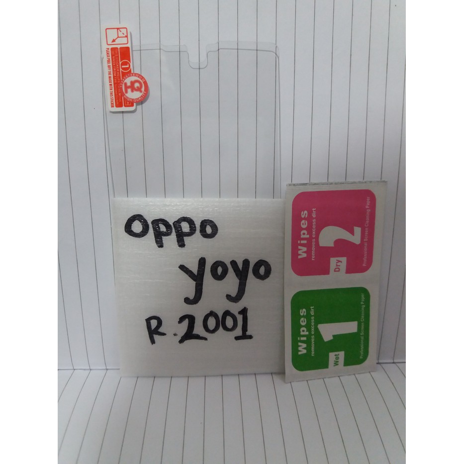 Tempered gorila glass oppo yoyo r2001 murah