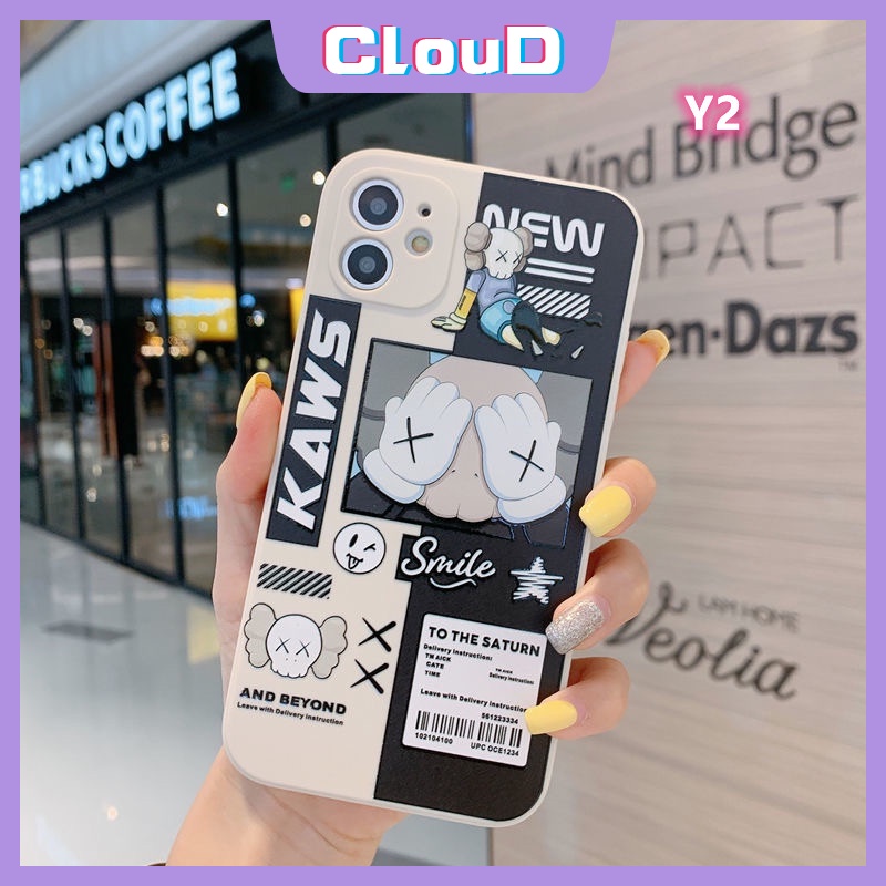 Casing Silikon Realme C31 C21Y C25Y C21 C15 C25 C35 C12 C17 5i 6i 7 7i 6 6s 5 8 8pro C3 C20A C11 C25s Motif KAWS 2021s