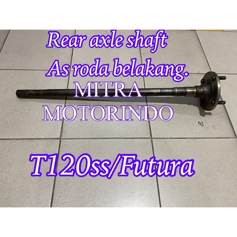As roda belakang futura/T120ss