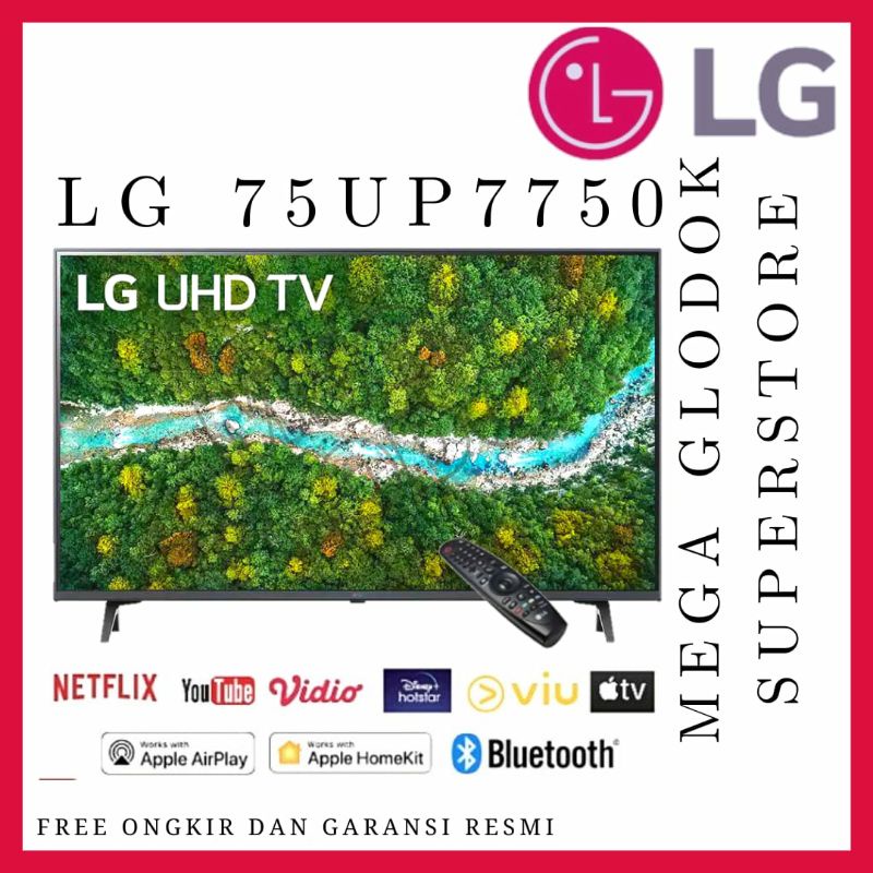 LG LED 75UP7750 UHD 4K SMART TV 75 INC 75UP7750PTB