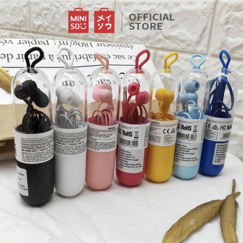 EARPHONE MINISO / EARPHONES MINISO / HEADPHONE MINISO / FRUIT HEADPHONES MINISO / MINISO IN EAR